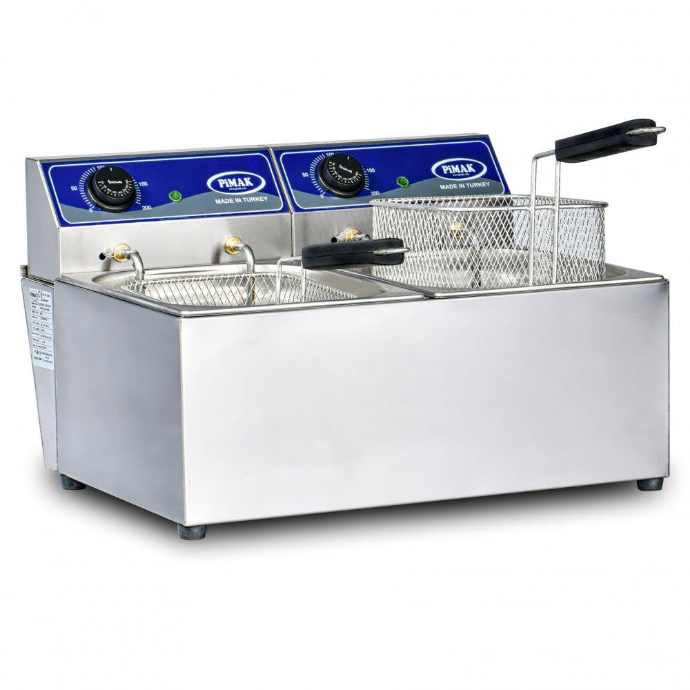 PİMAK 5+5 Litre EKONOMİK MODEL FRİTÖZ M059