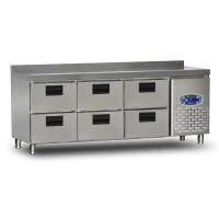 22TBF0S-70.6C TEZGAH TİPİ 6 ÇEKMECELİ BUZDOLABI